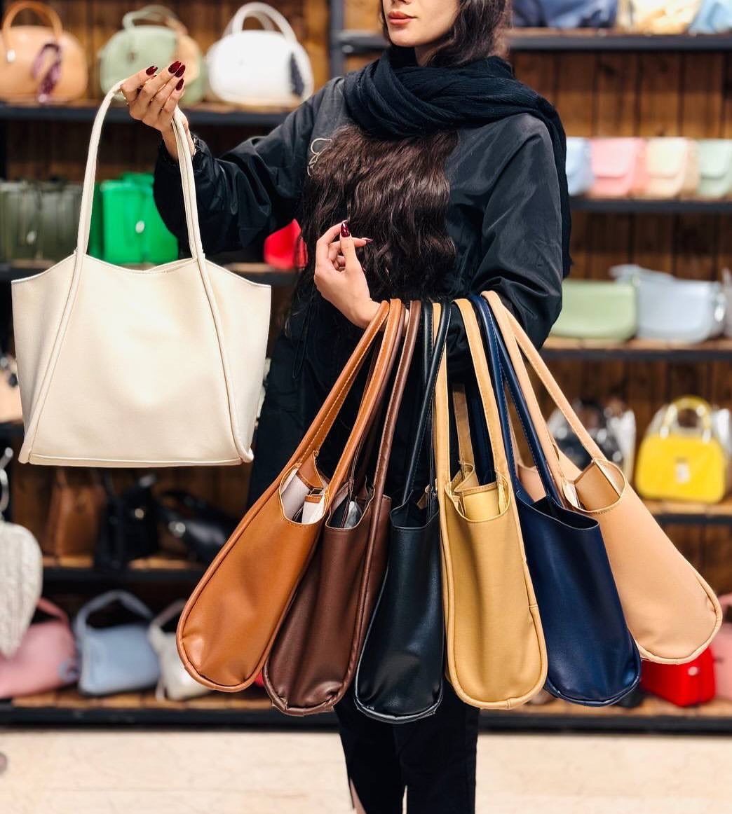 کیف زنانه طرح سبدی کد ۴